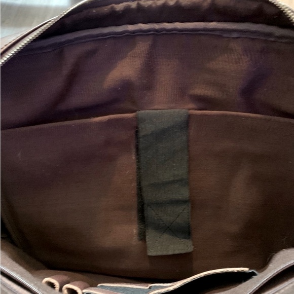 Rare and Authentic GUCCI Vintage Chocolate Brown Guccissima Messenger Briefcase - Picture 3 of 4